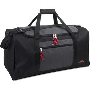 24 Inch Men & Women Black 1 Lightweight Canvas Duffle Gym Sports Equipment Bags